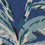 Rafik Women's Palm Trees Printed Blue Cotton Dress