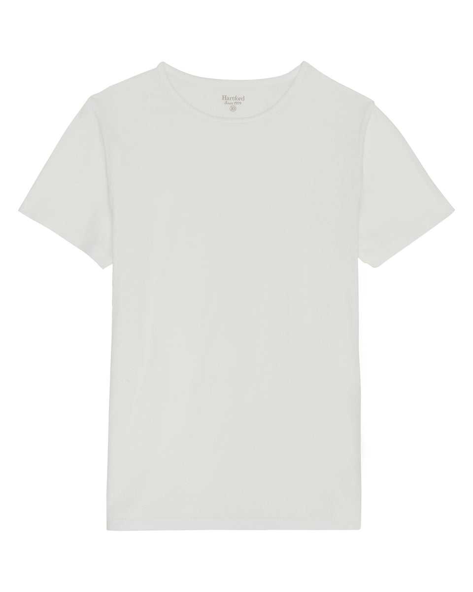 Boy's White Light Jersey T-Shirt - Image principale