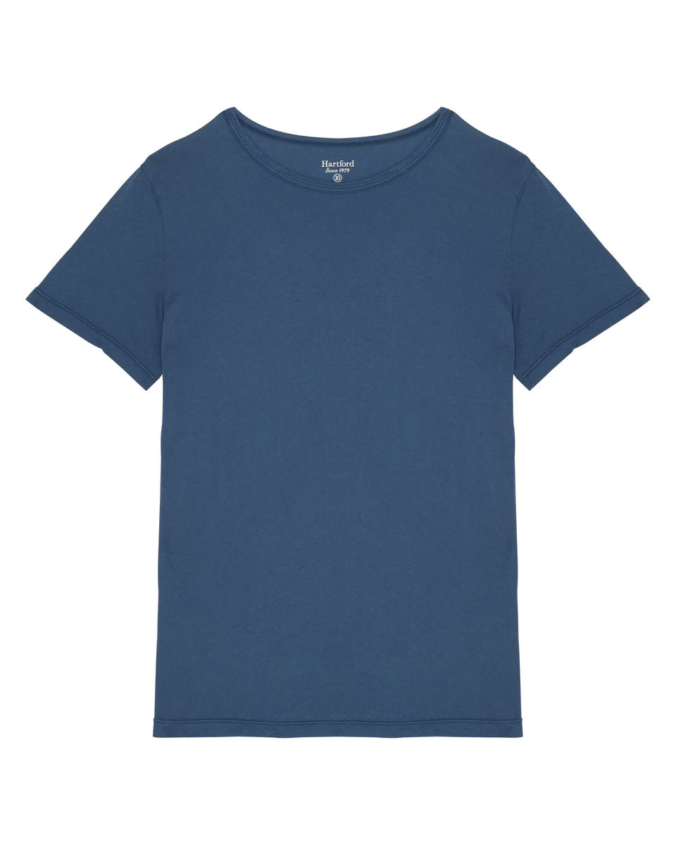 Tee Shirt Garçon en jersey léger Bleu cobalt - Image principale