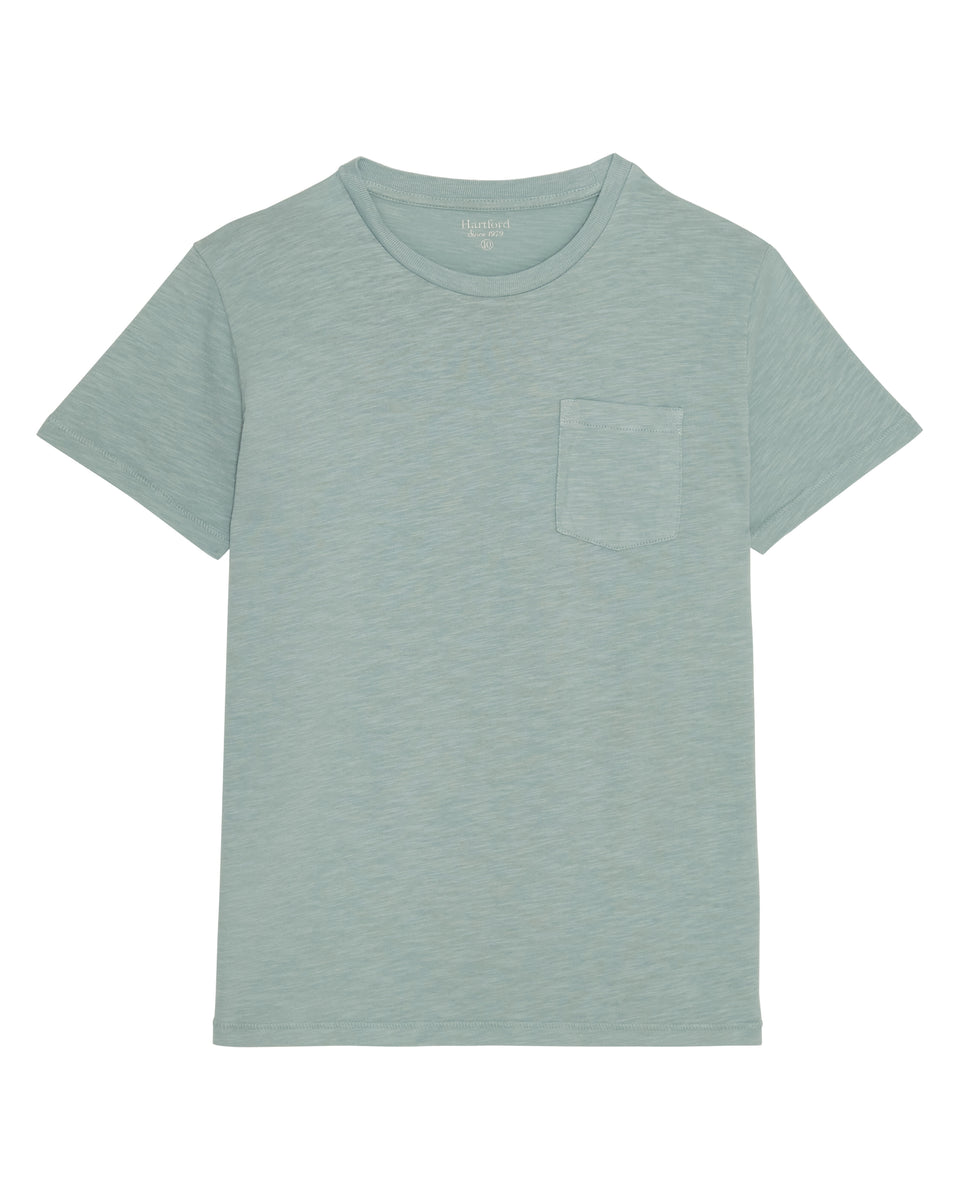 Boys' Sage Slub Jersey T-Shirt - Image principale