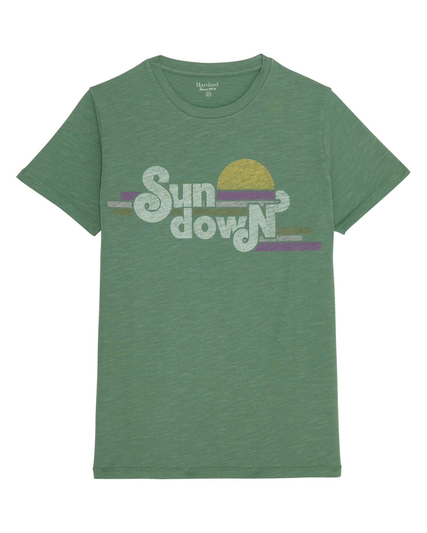 Boys' Mint Sundown Printed Cotton Jersey T-shirt