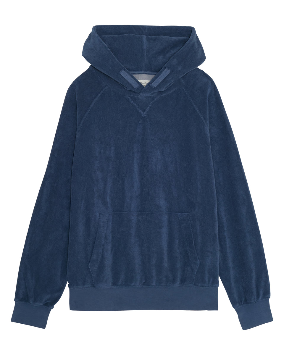 Boy's Cobalt Blue Terry Cloth Sweatshirt - Image principale