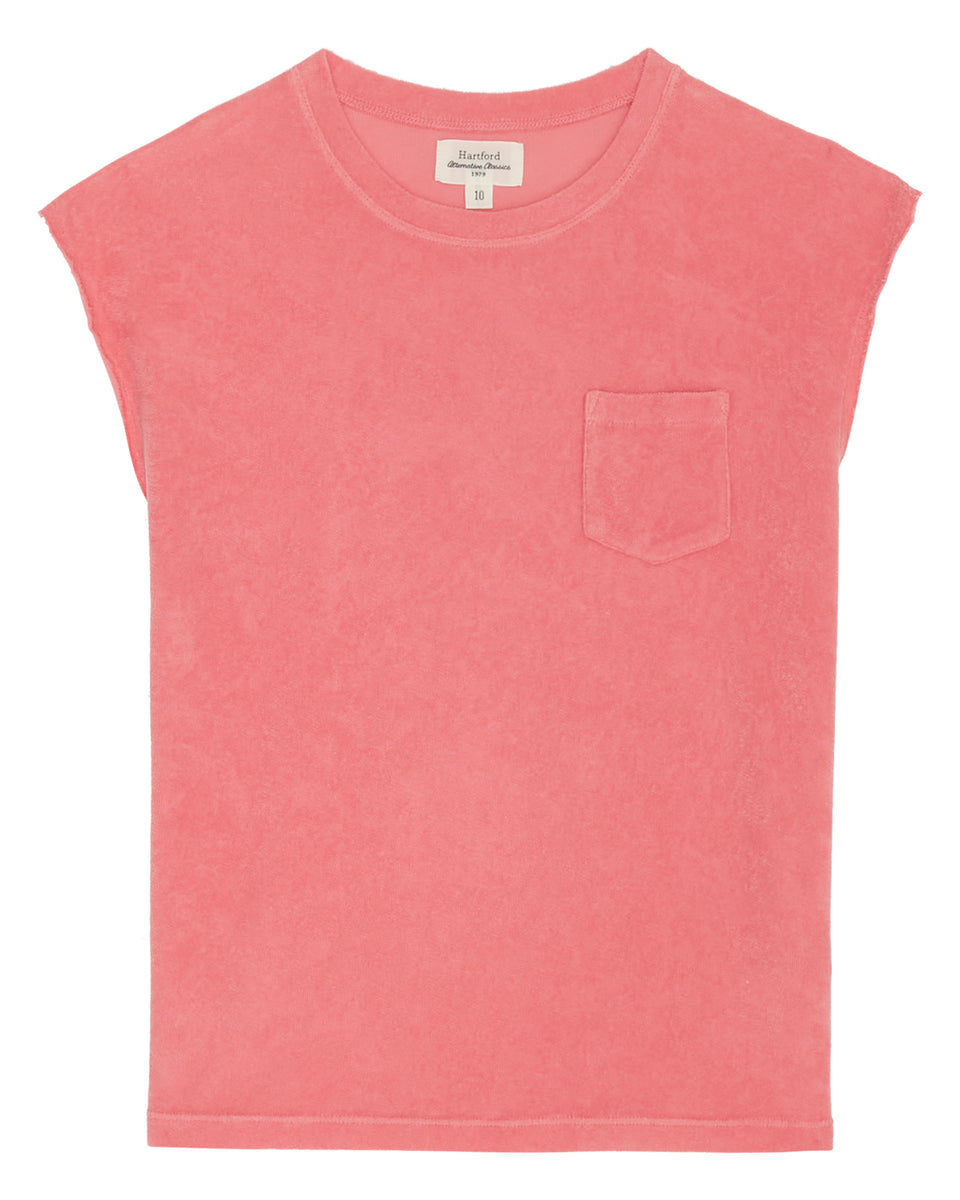 Tee Shirt Fille en éponge Rose Tecly - Image principale