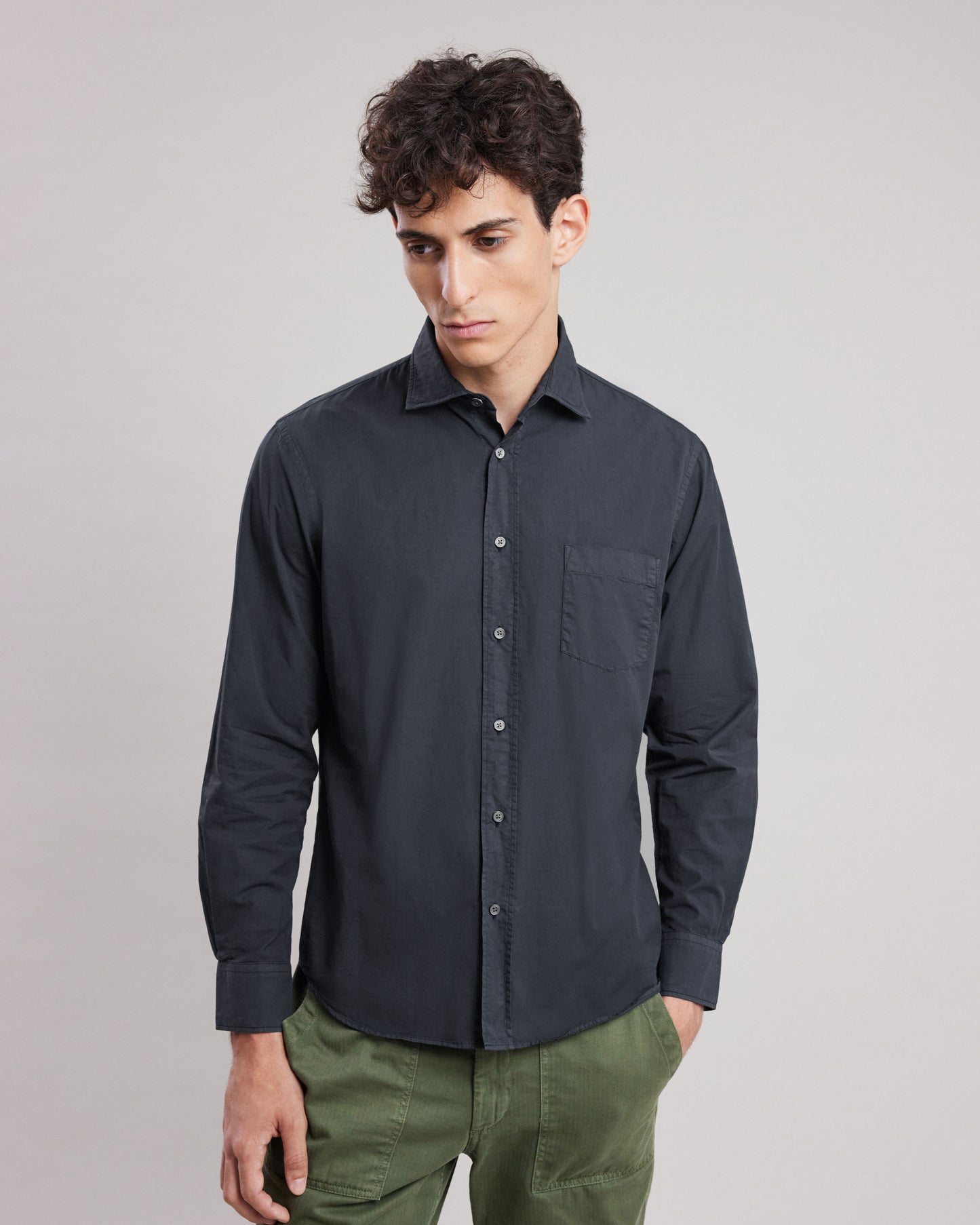 Paul Men's Carbon soft twill Shirt