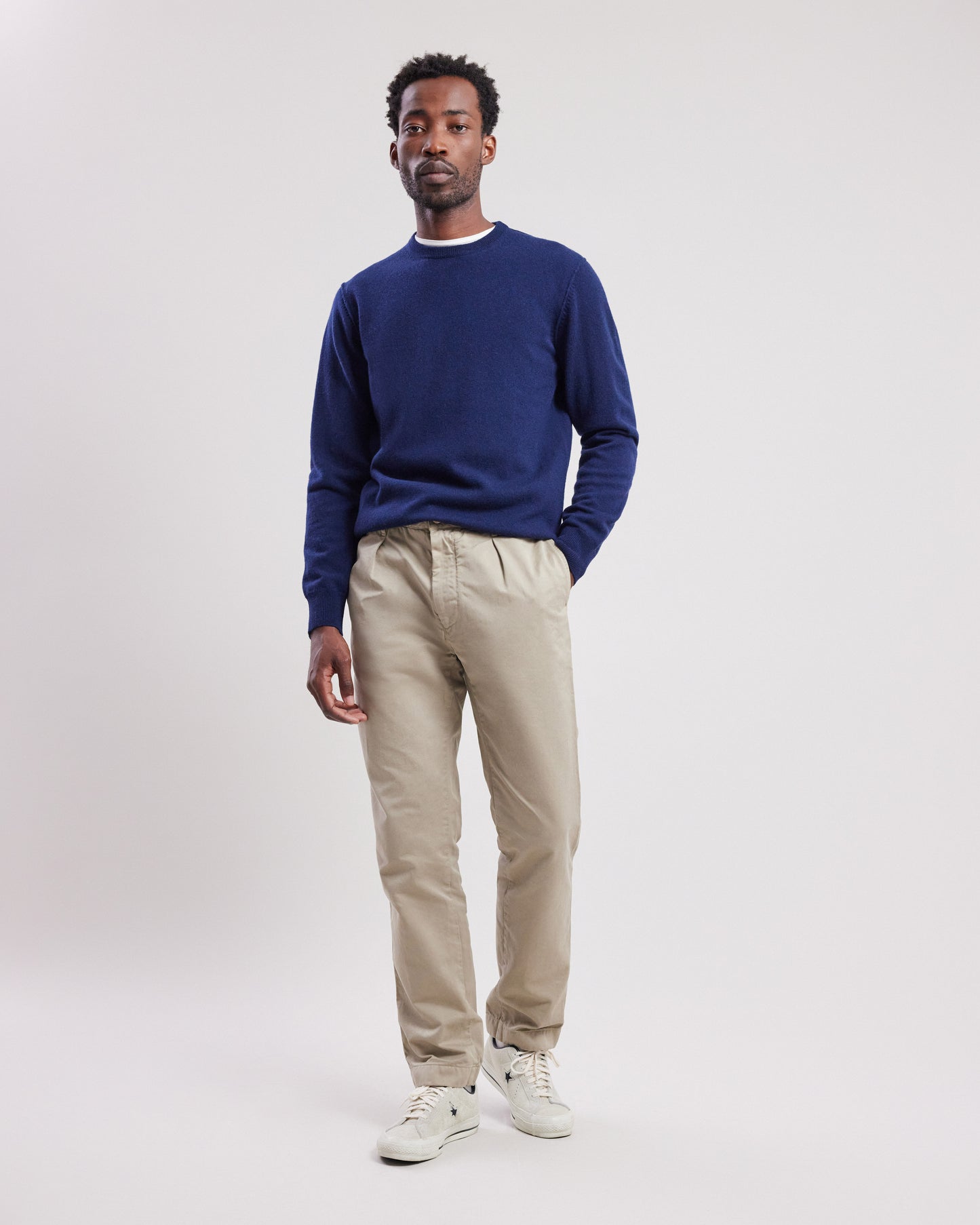 Tony Men's Khaki piqué Pants