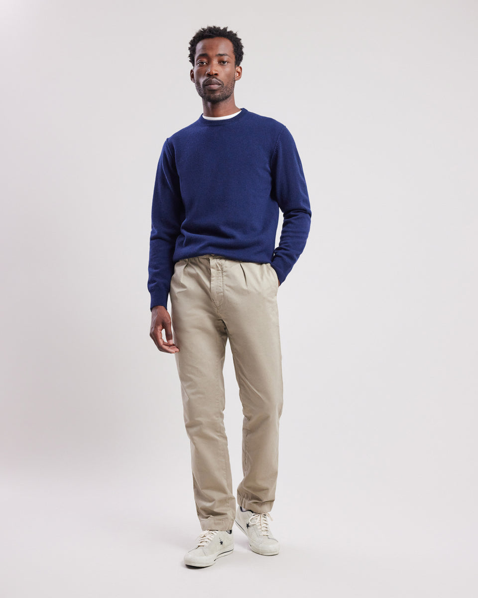 Tony Men's Khaki piqué Pants - Image principale