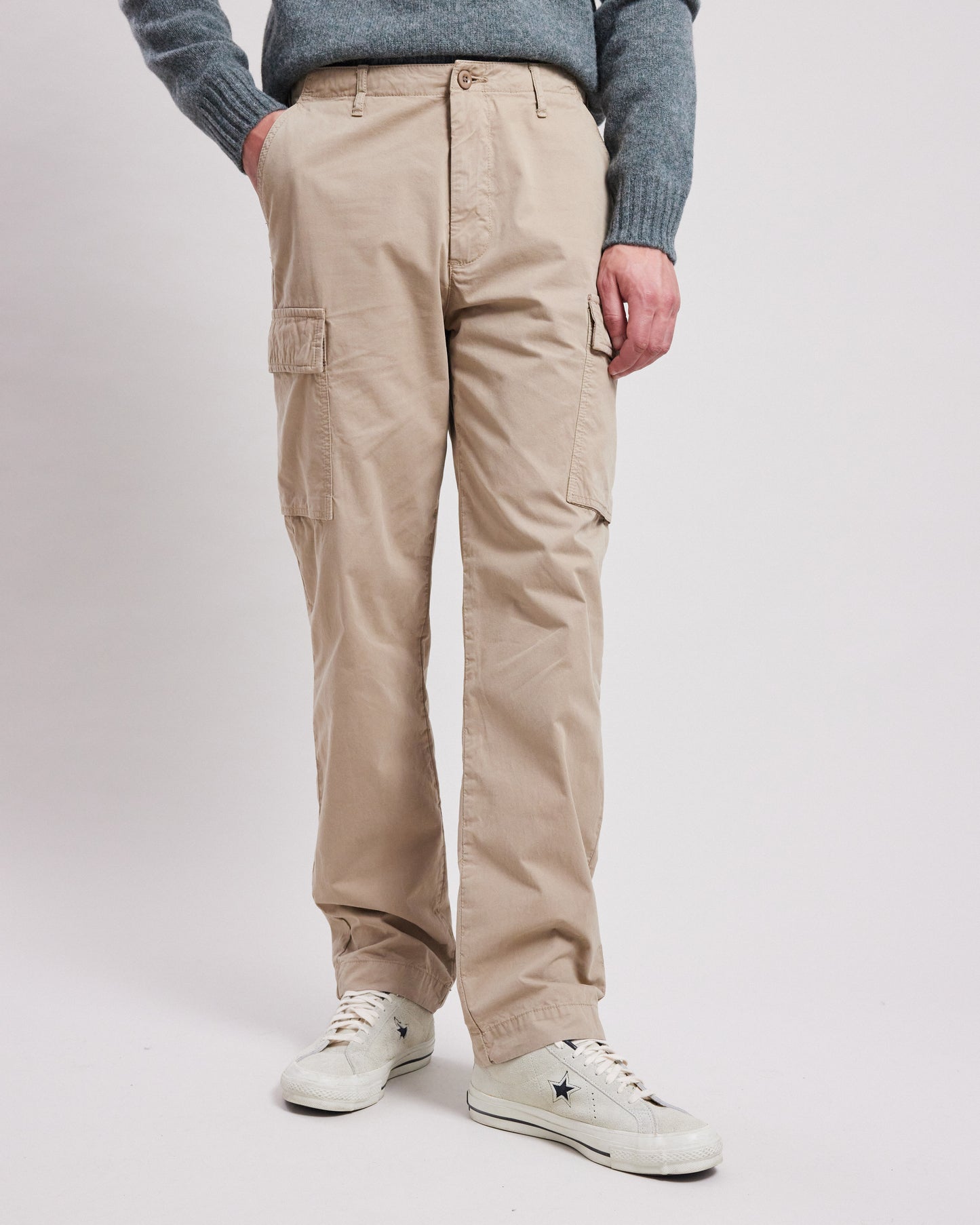 Pantalon Homme cargo Beige Tyl