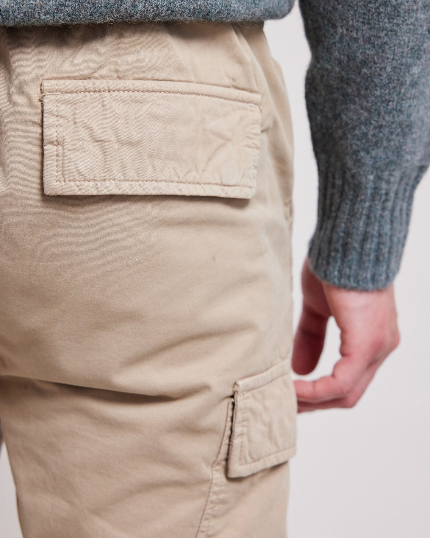 Pantalon Homme cargo Beige Tyl