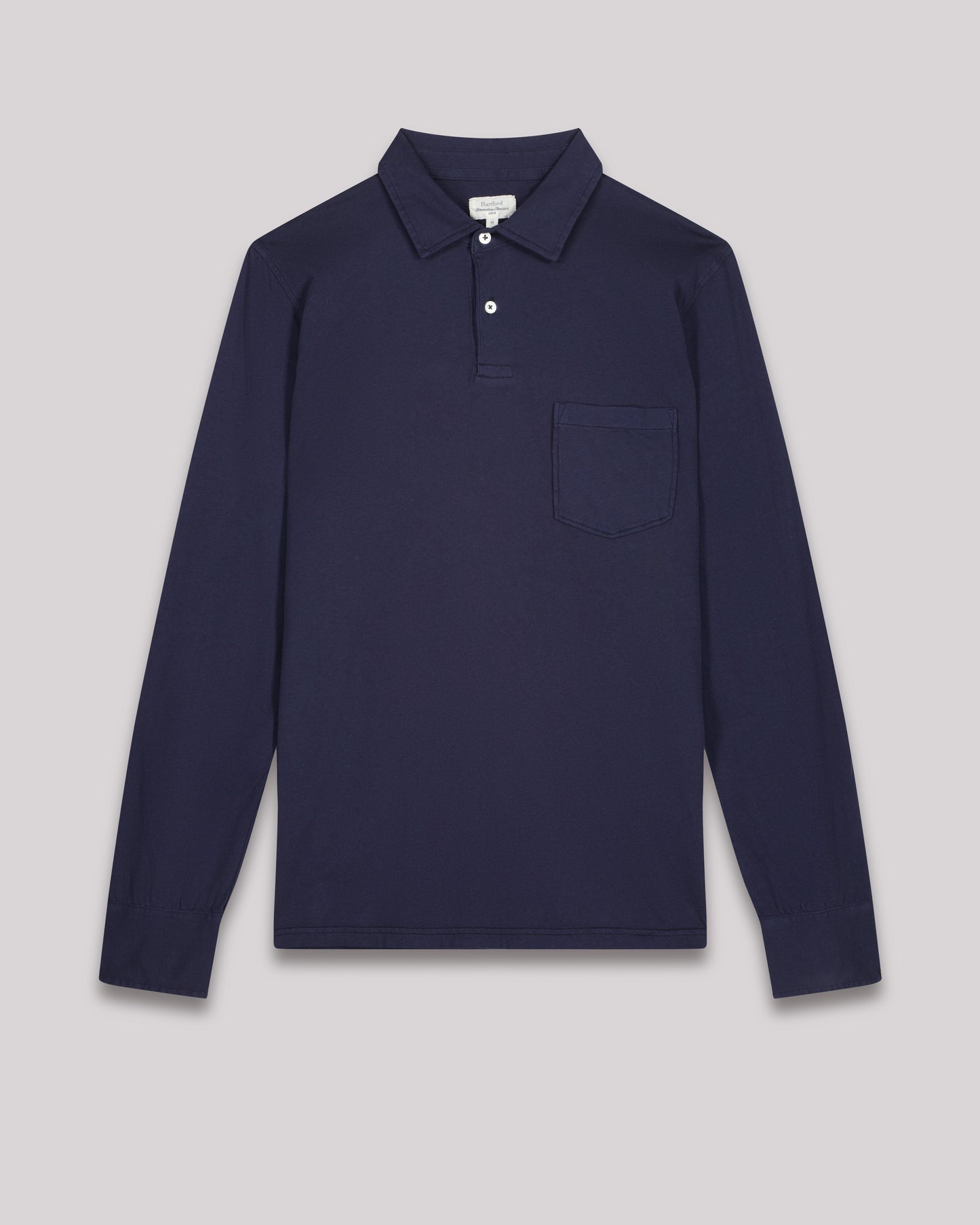 Polo Homme en jersey de coton Bleu nuit