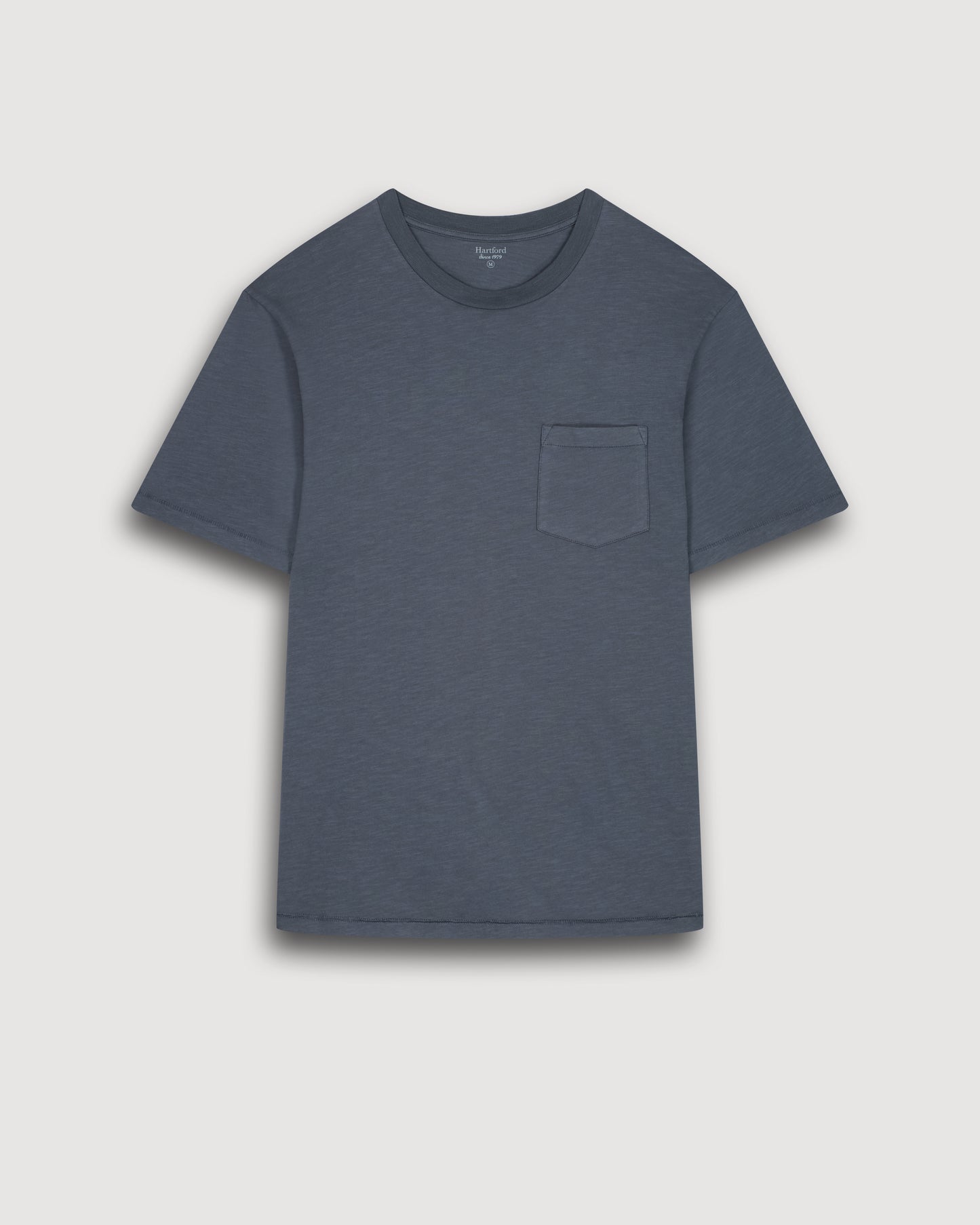 Tee shirt Homme en coton slub Carbone Pocket BC64302-02