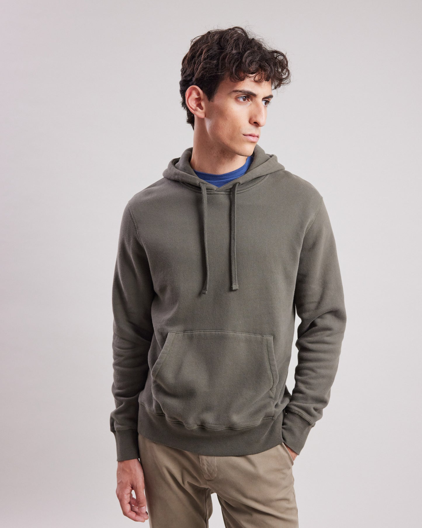 Sweatshirt à capuche Homme en coton Bronze BC75304-02