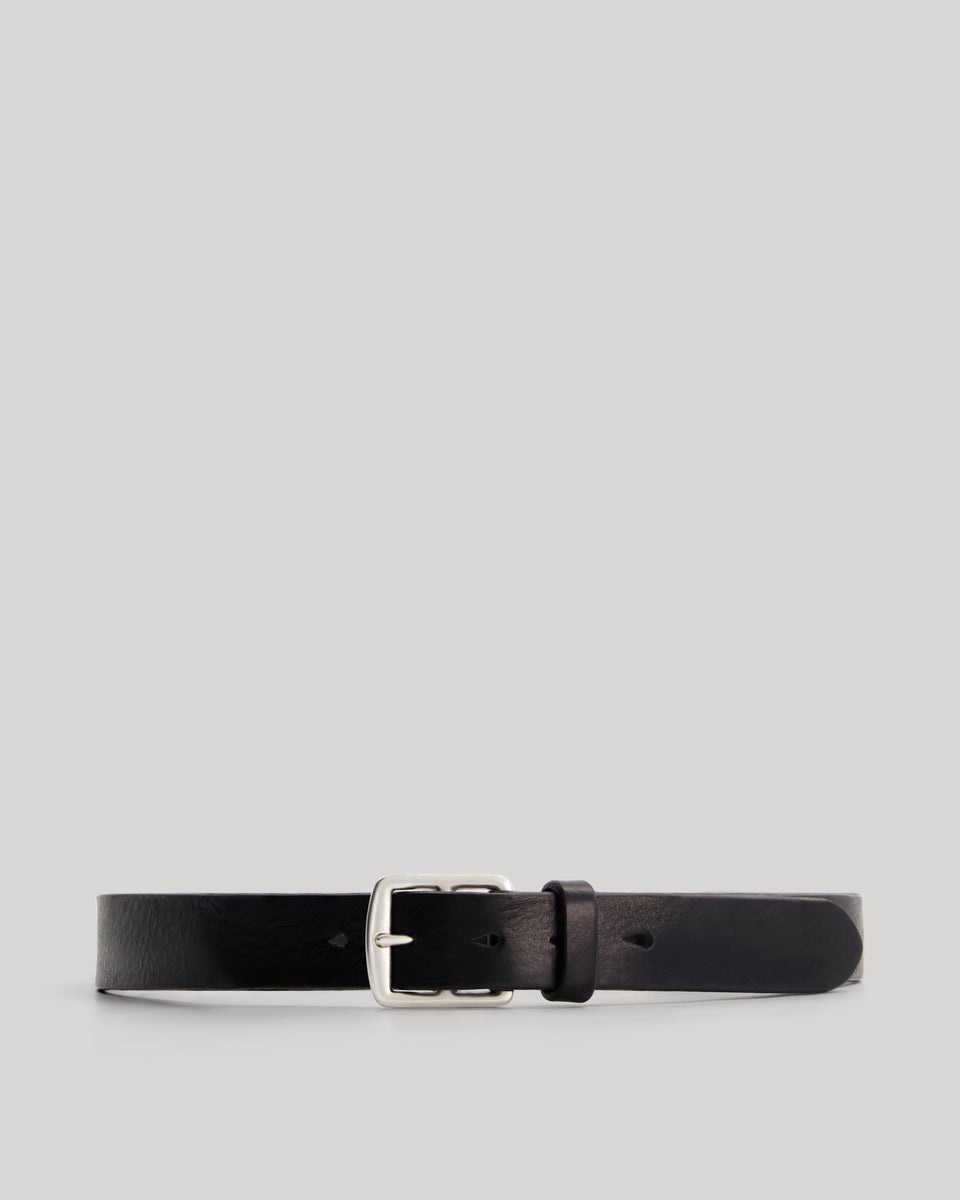 Ceinture Homme en cuir Noir Austin - Image alternative