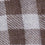 Women's Brown plaid print wool Scarf