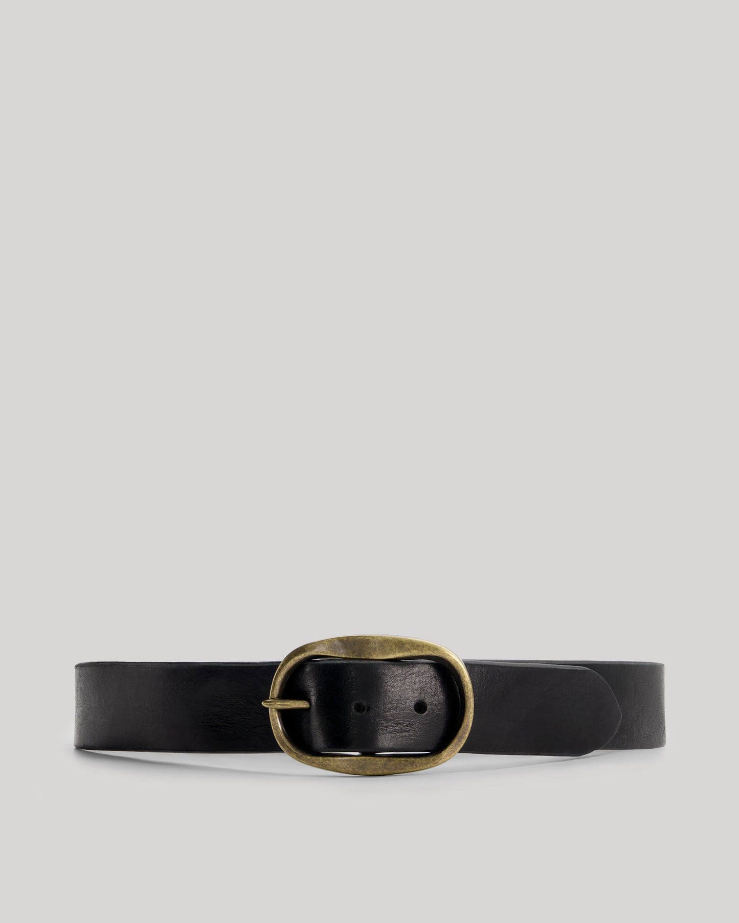 Angus Women's Black leather Belt