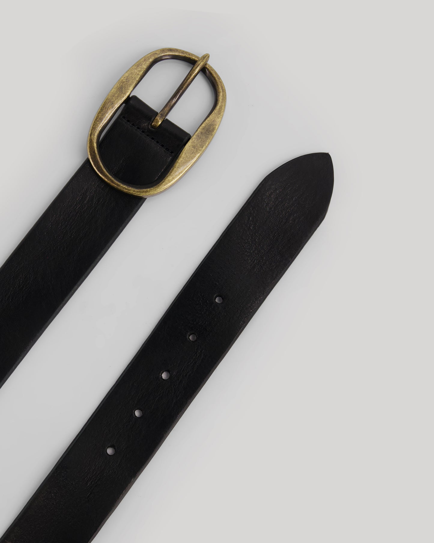 Ceinture Femme en cuir Noir Angus