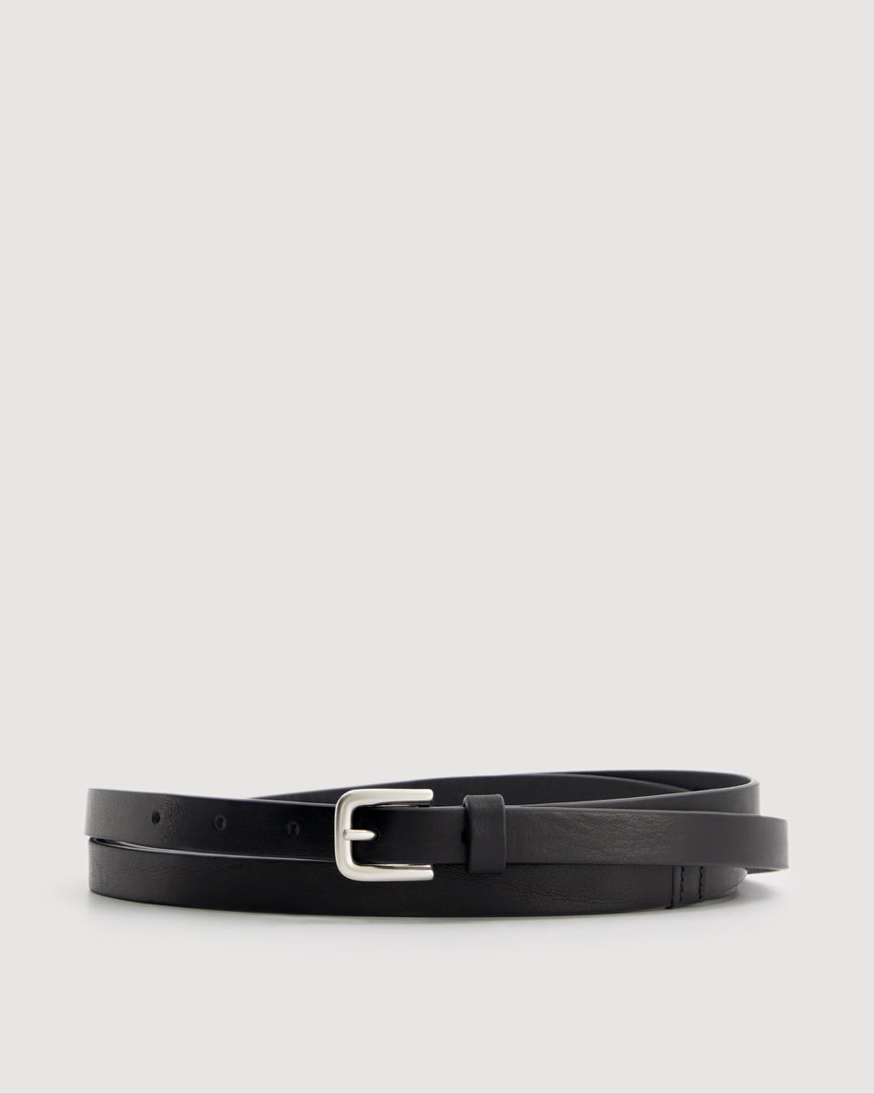 Ceinture Femme en cuir Noir Apoline - Image alternative