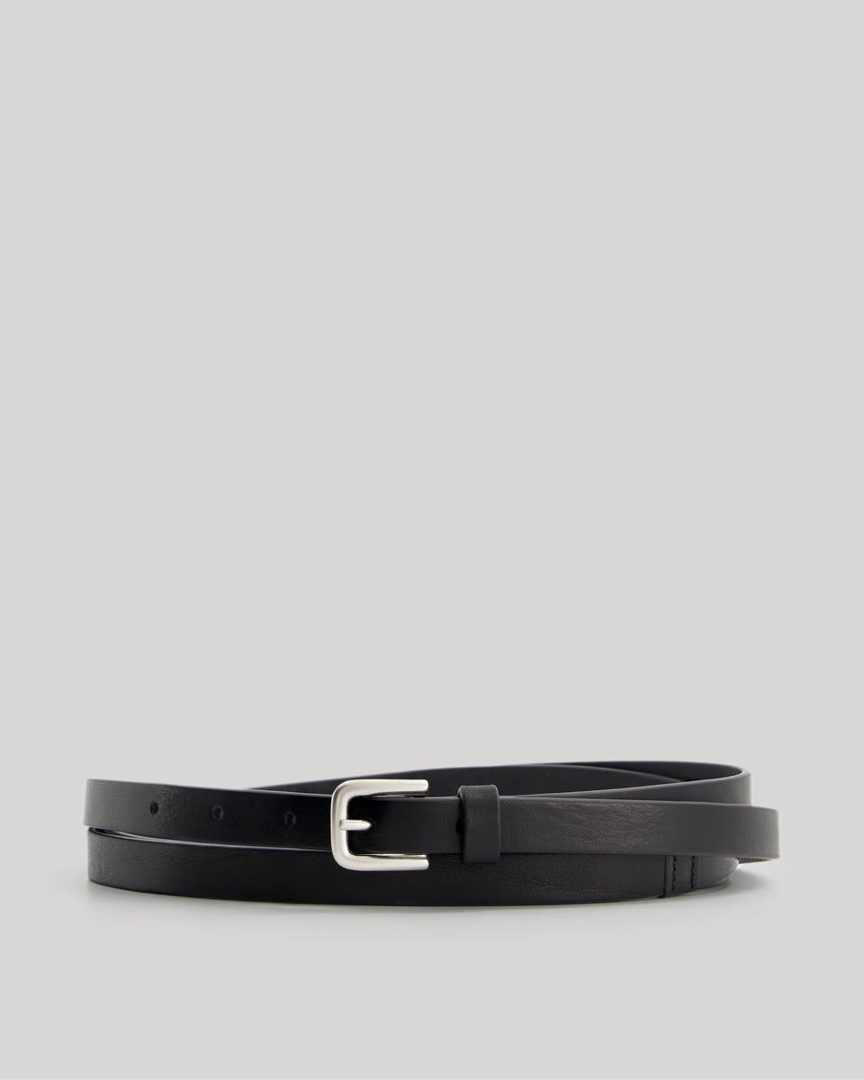 Apoline Women's Black leather Belt - Image alternative