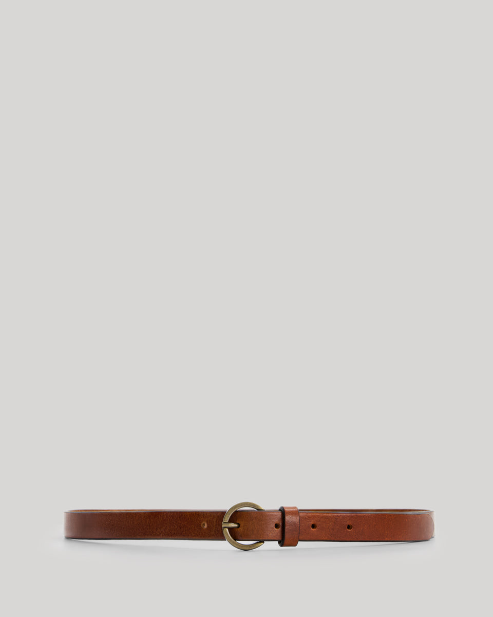 Ceinture Femme en cuir Marron Amour - Image alternative