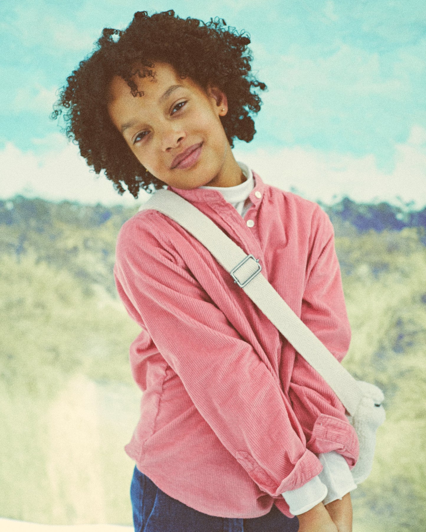 Codex Girls' pink corduroy Shirt