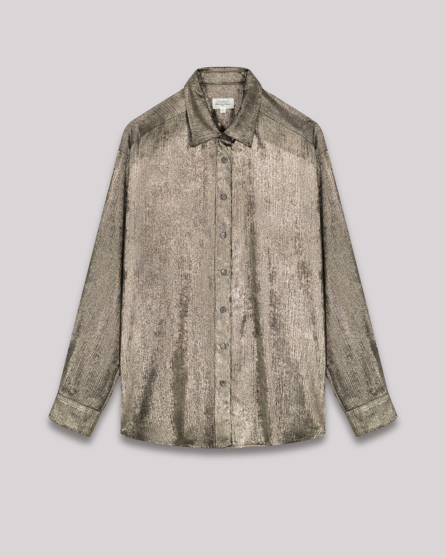 Cinema Women's gold lamé shirt