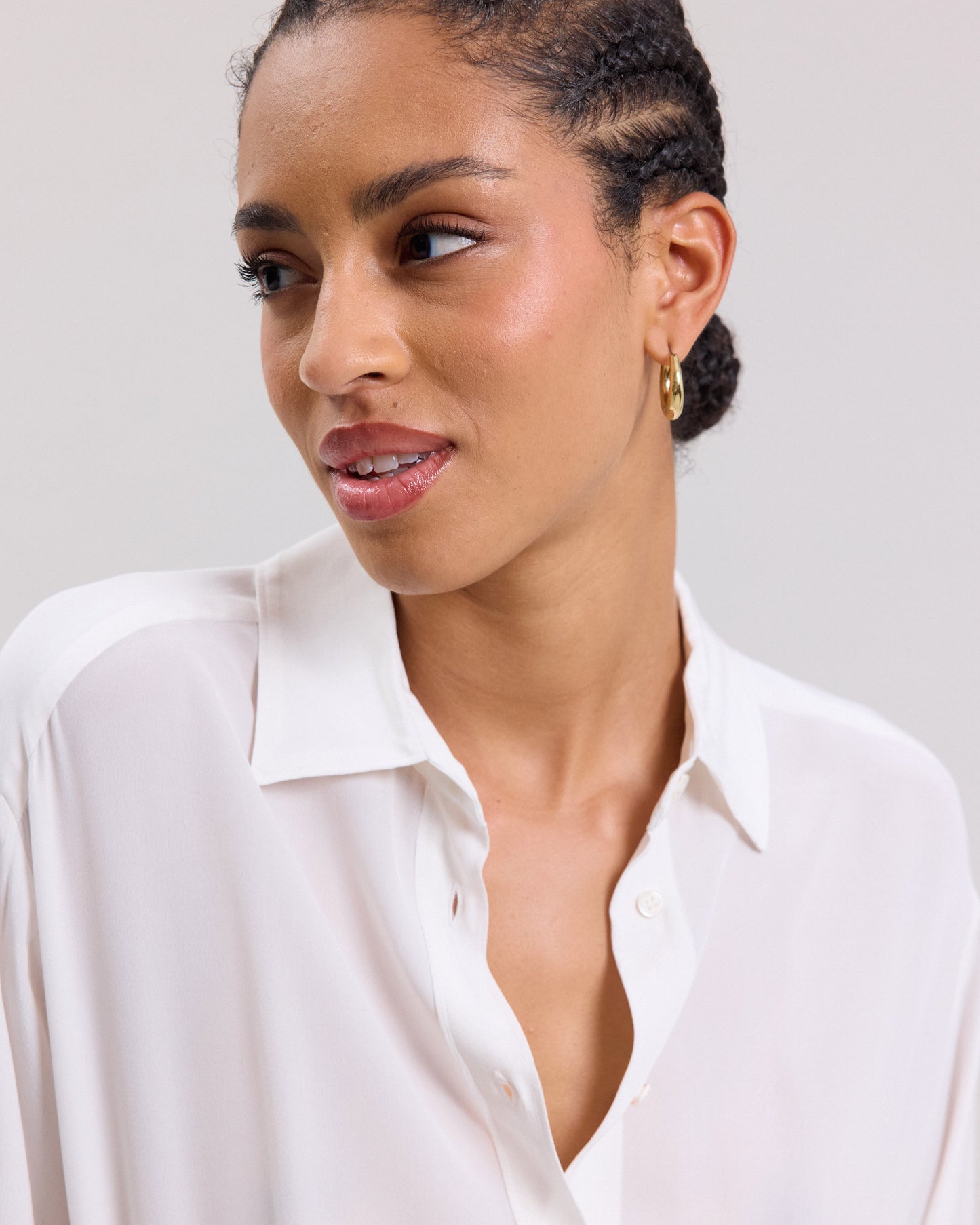 Cinema Women's off-white silk Shirt