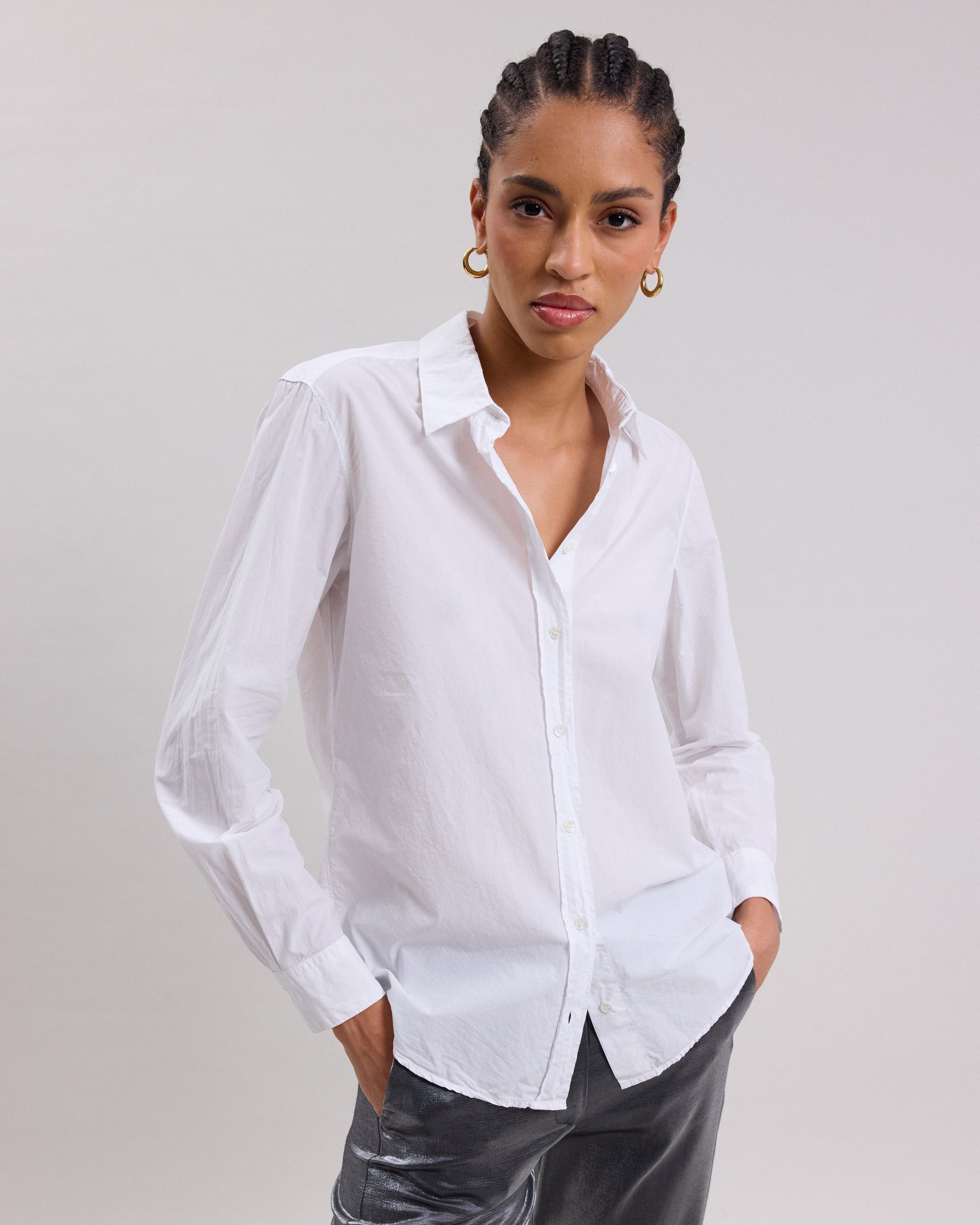 Chemise Femme en popeline Blanc Coraz BCCH607-20