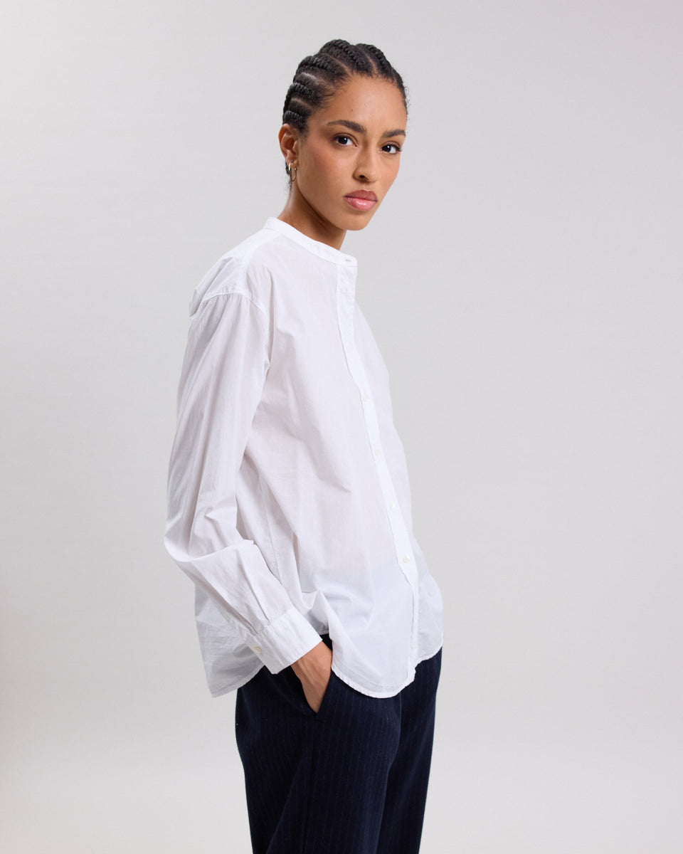 Cristal Women'swhite poplin Shirt - Image principale