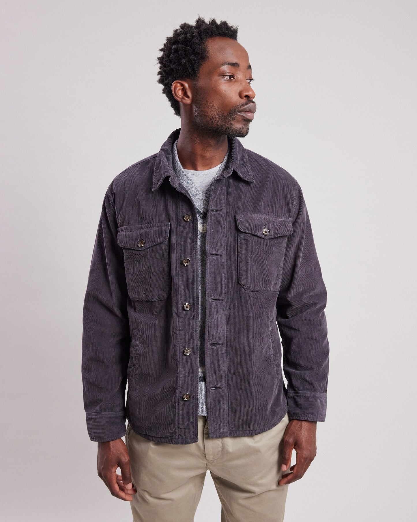 Joyce Men's Carbon corduroy Jacket