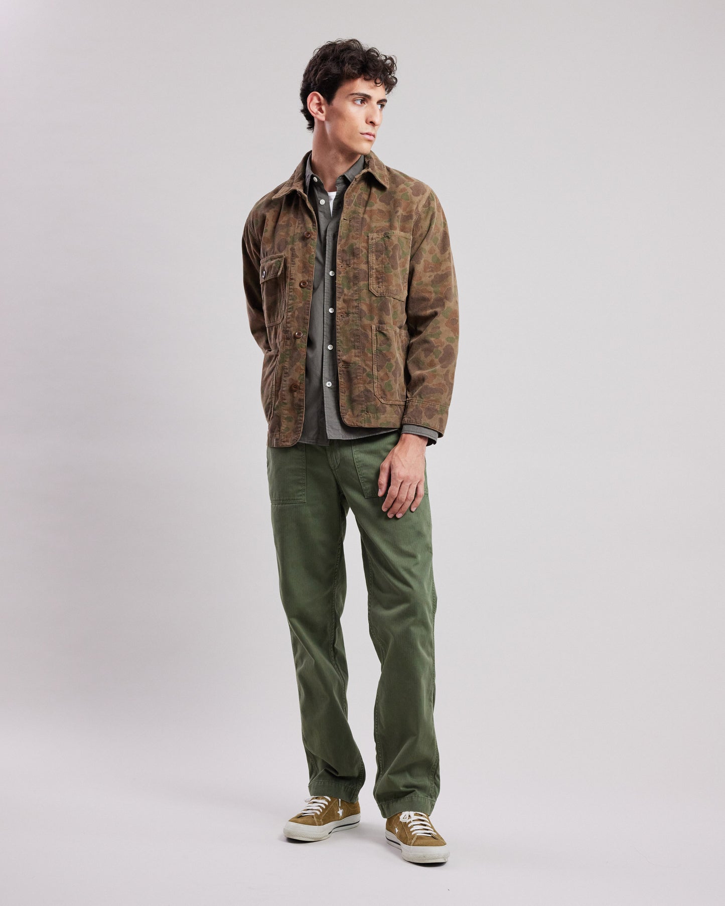 Jack Men's Camo print corduroy Jacket