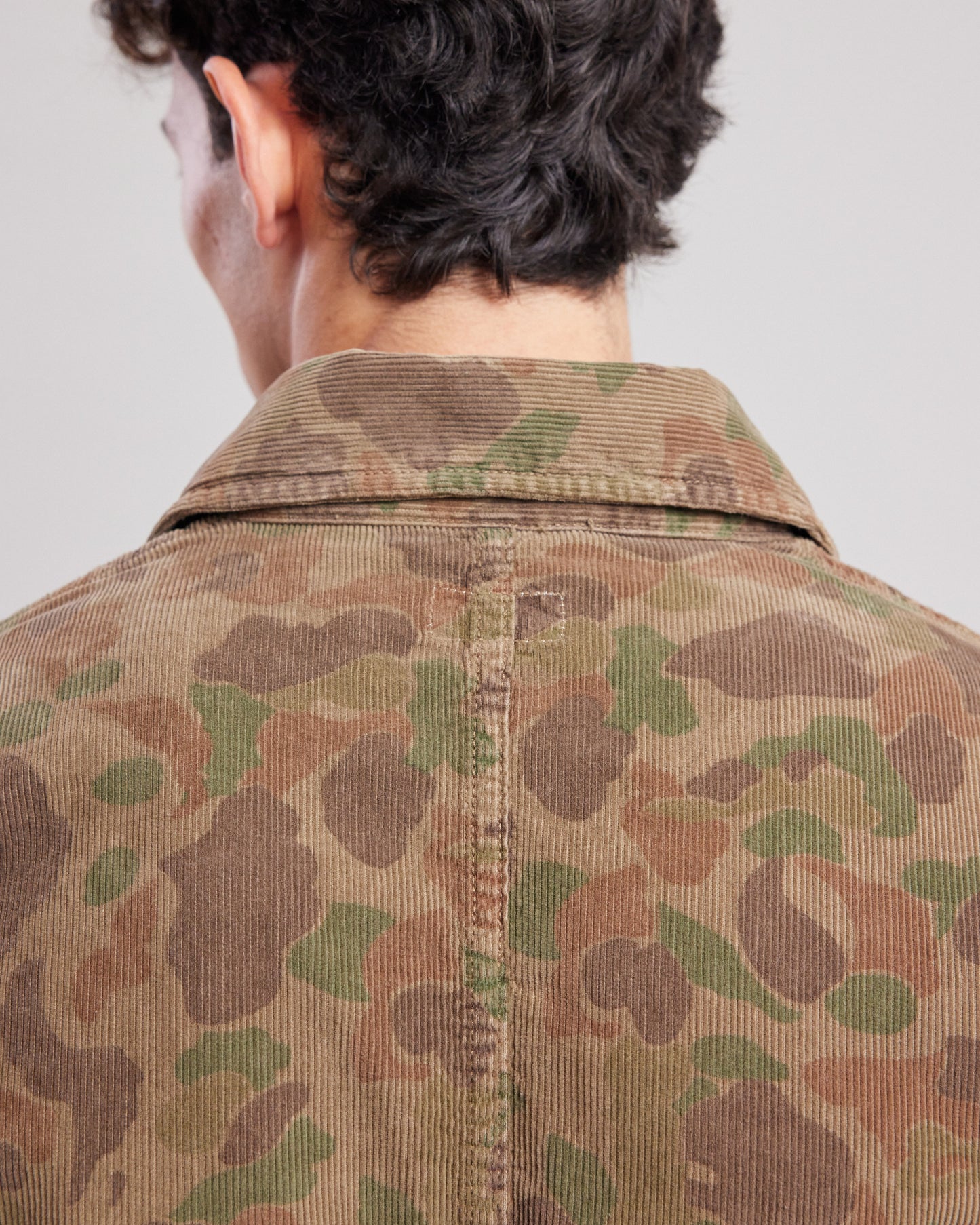 Veste Homme en velours côtelé imprimé Camo Jack