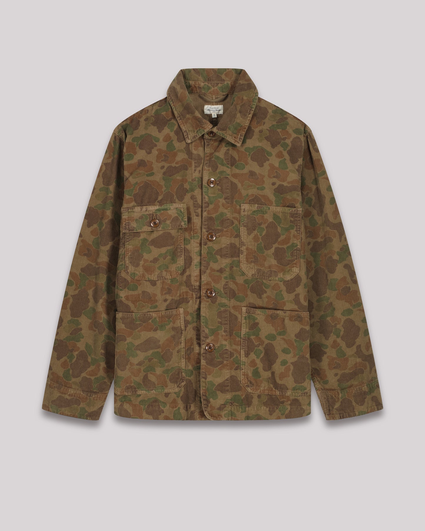 Veste Homme en velours côtelé imprimé Camo Jack