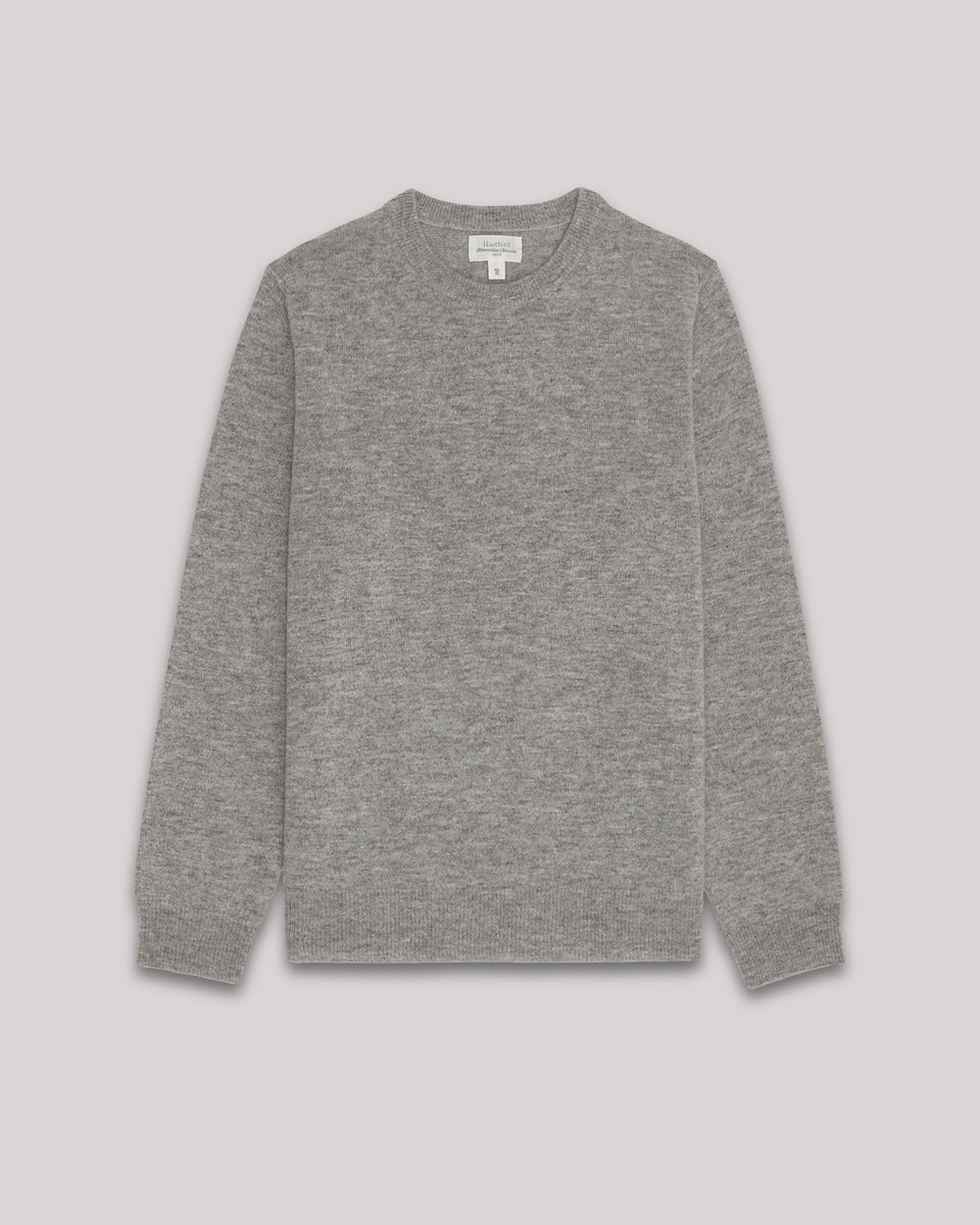 Pull Garcon en laine & cachemire Gris - Image principale