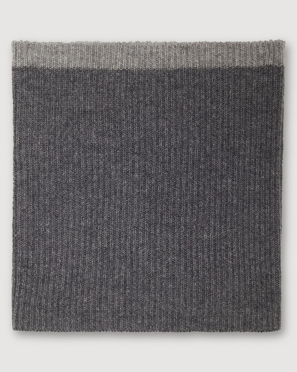 Boy's Gray wool & cashmere Snood - Image principale