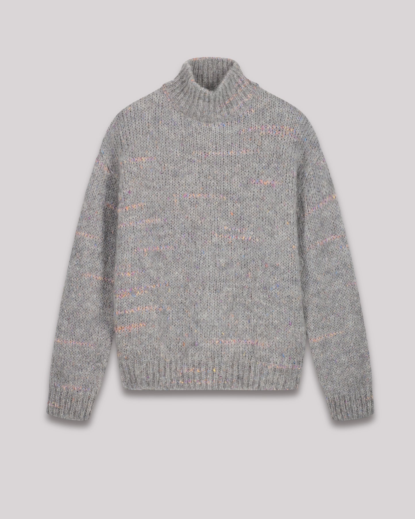 Pull Femme en mohair mélangé Gris Mylor