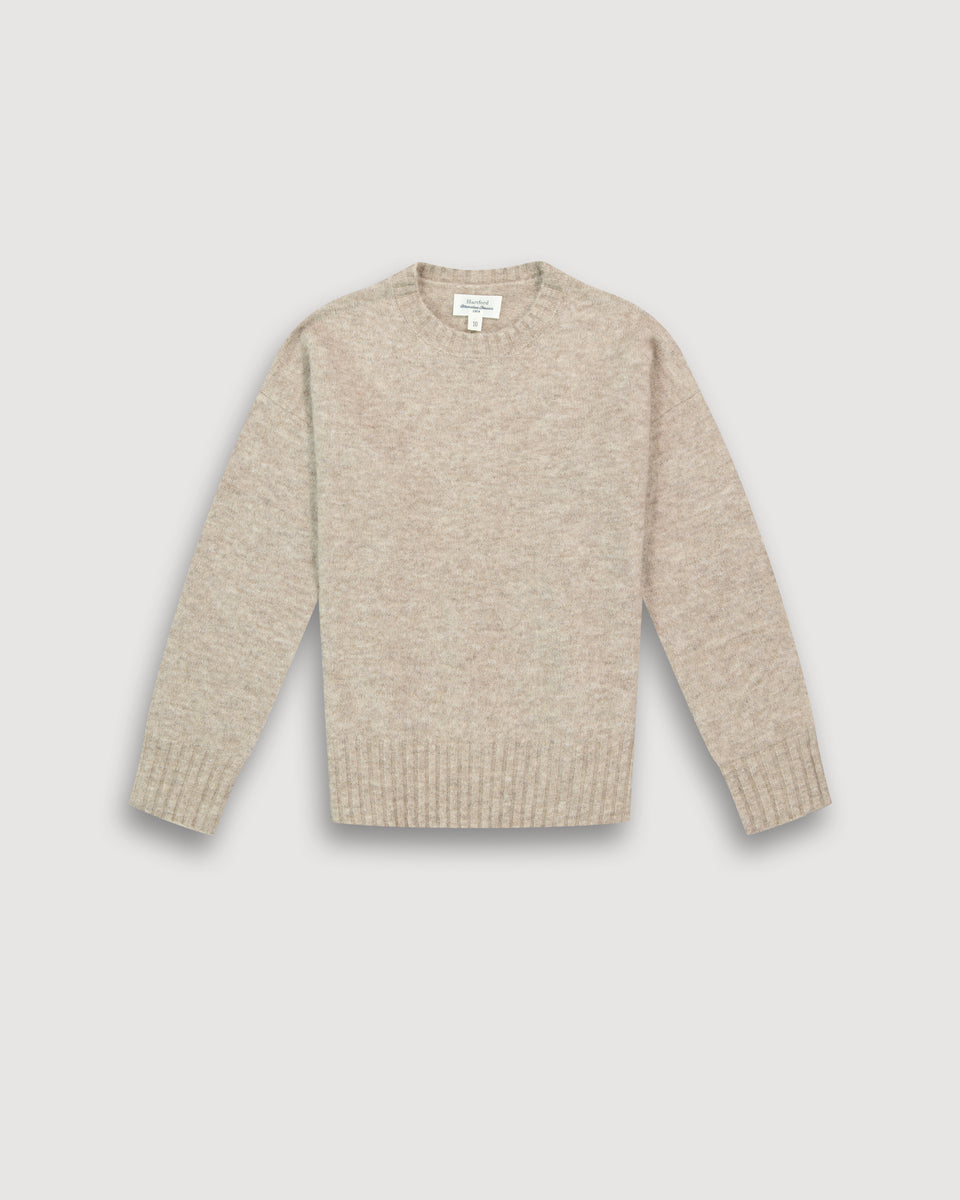 Matrix Girl's Beige alpaca & merino wool Sweater - Image principale