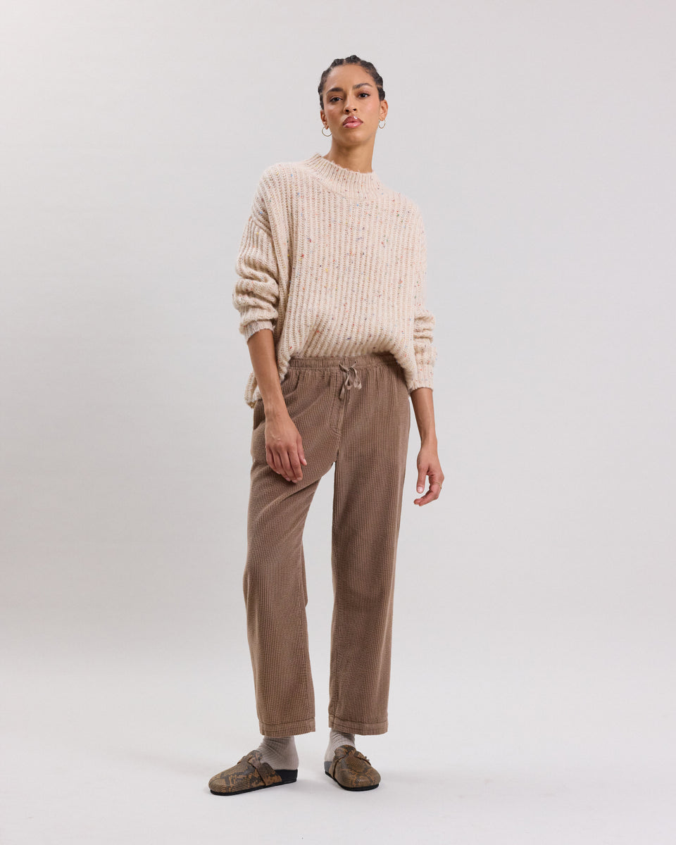 Myu Women's Off-White wool blend Sweater - Image alternative