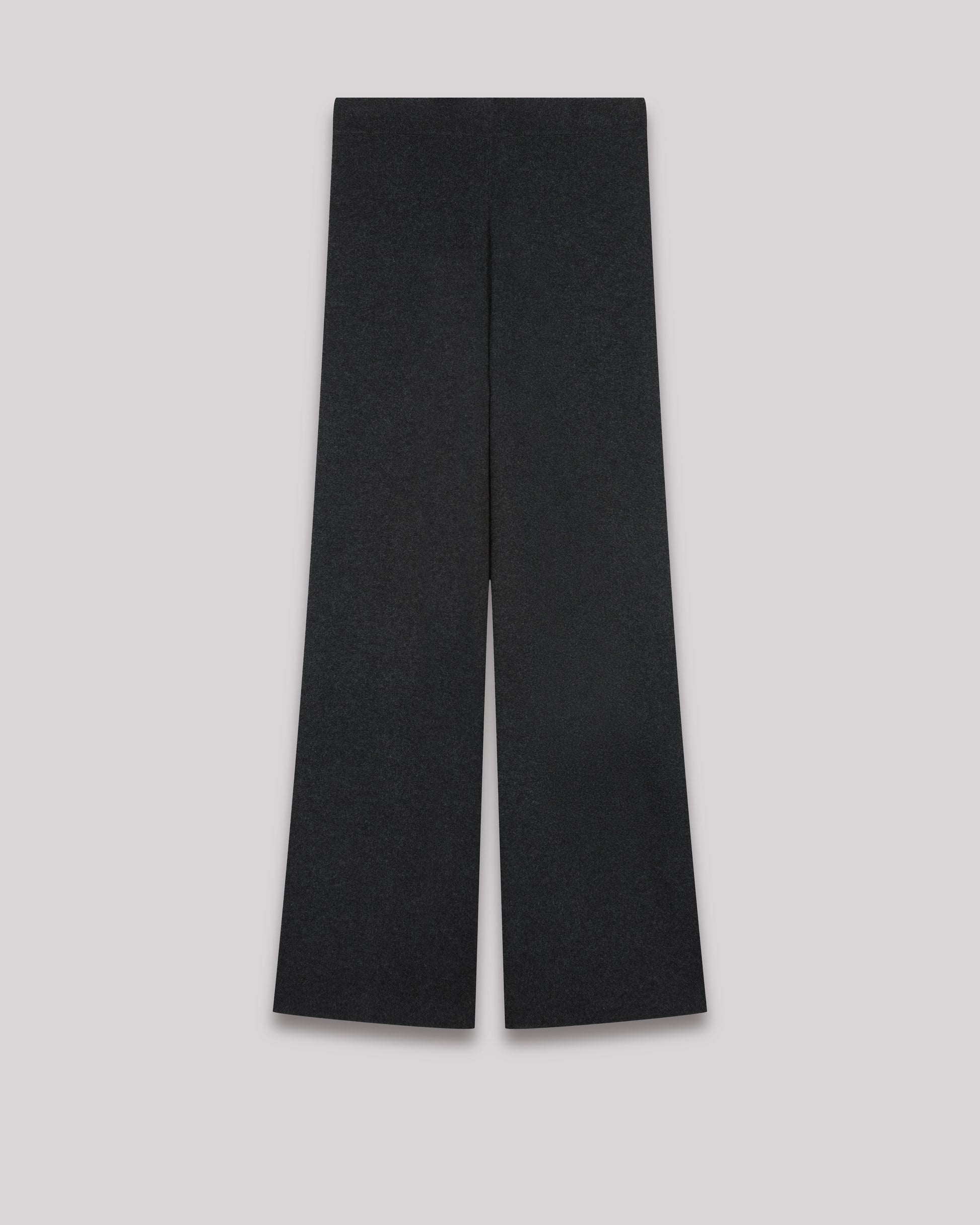 Pantalon Femme en viscose et laine mérinos mélangées Gris anthracite Meano BCNJ518-02