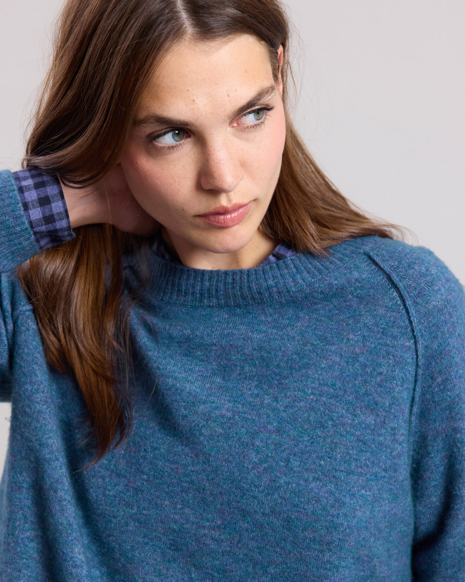 Maude Women's Polar Blue wool & cashmere Sweater - Image alternative