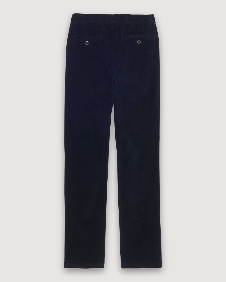 Gym Pant Boy's Midnight Blue corduroy Pants - Image alternative