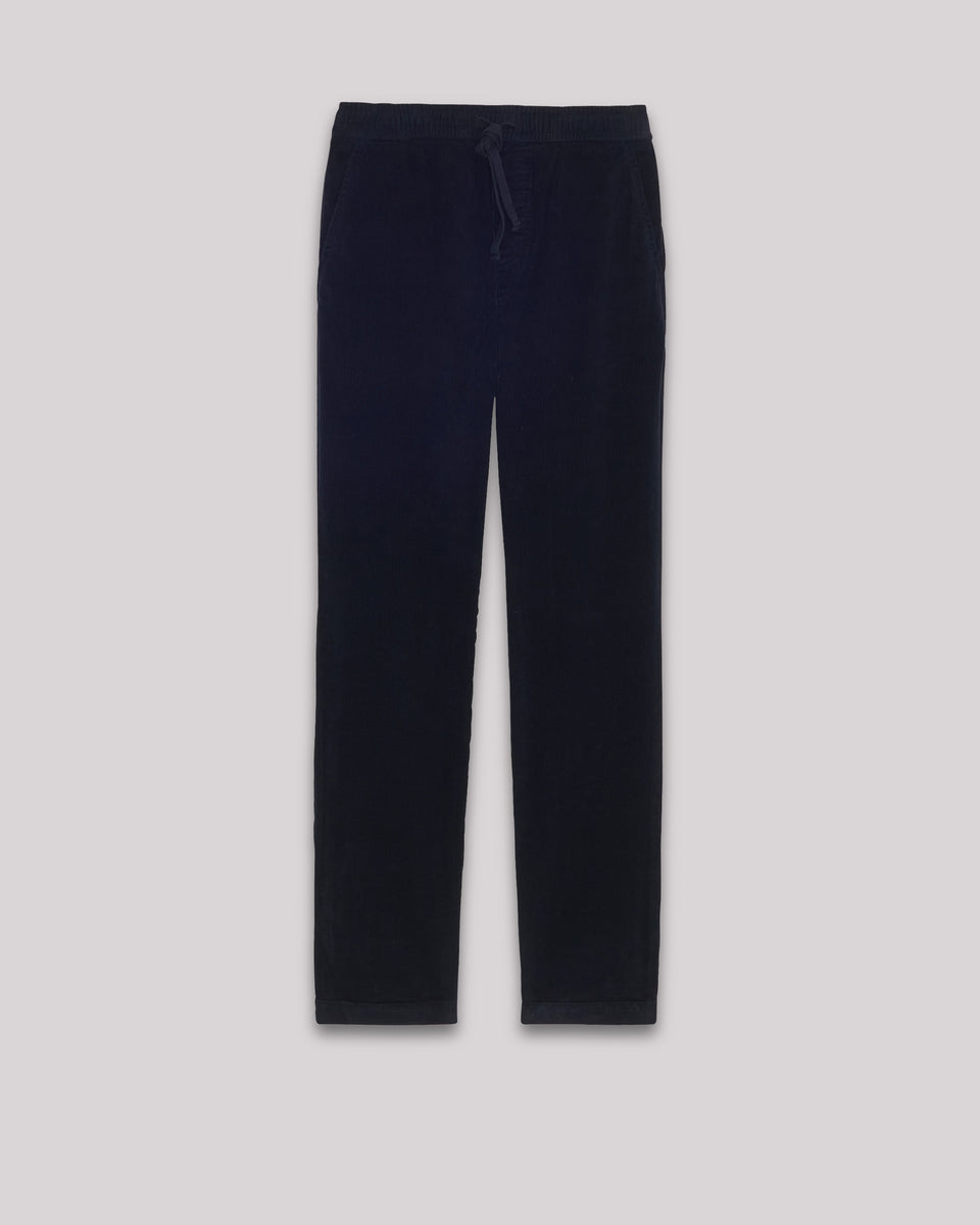 Pantalon Garcon en velours côtelé Bleu nuit Gym Pant - Image principale