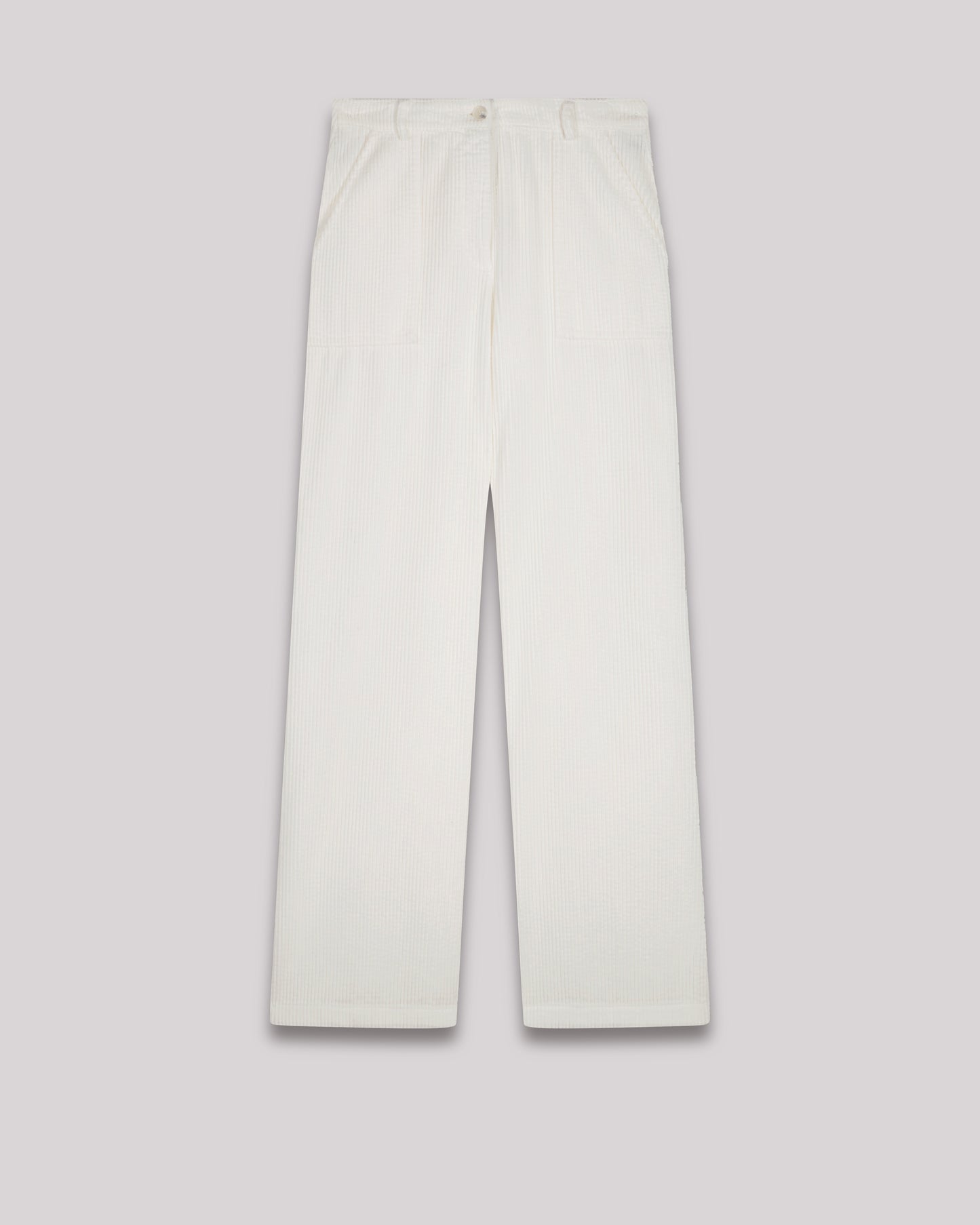 Patel Women's off-white corduroy Pants