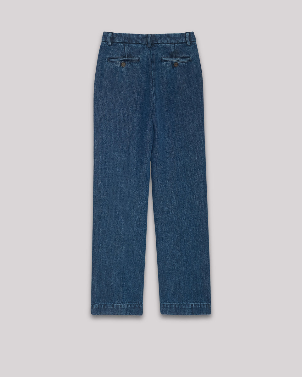 Pandore Girls' blue lyocell Pants - Image alternative