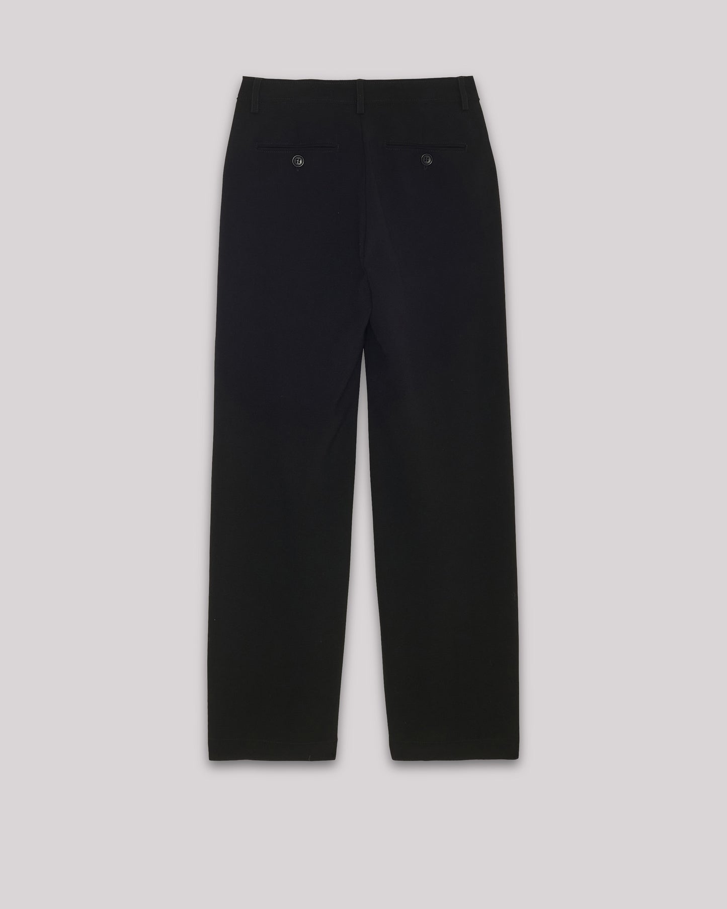 Pantalon Fille en crêpe Noir Poli