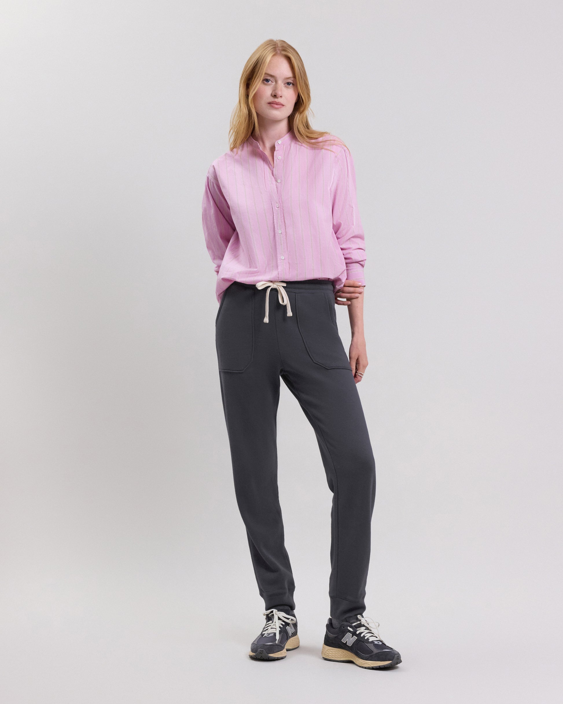 Pantalon Femme en coton & modal Carbone Tripel BCQB507-05