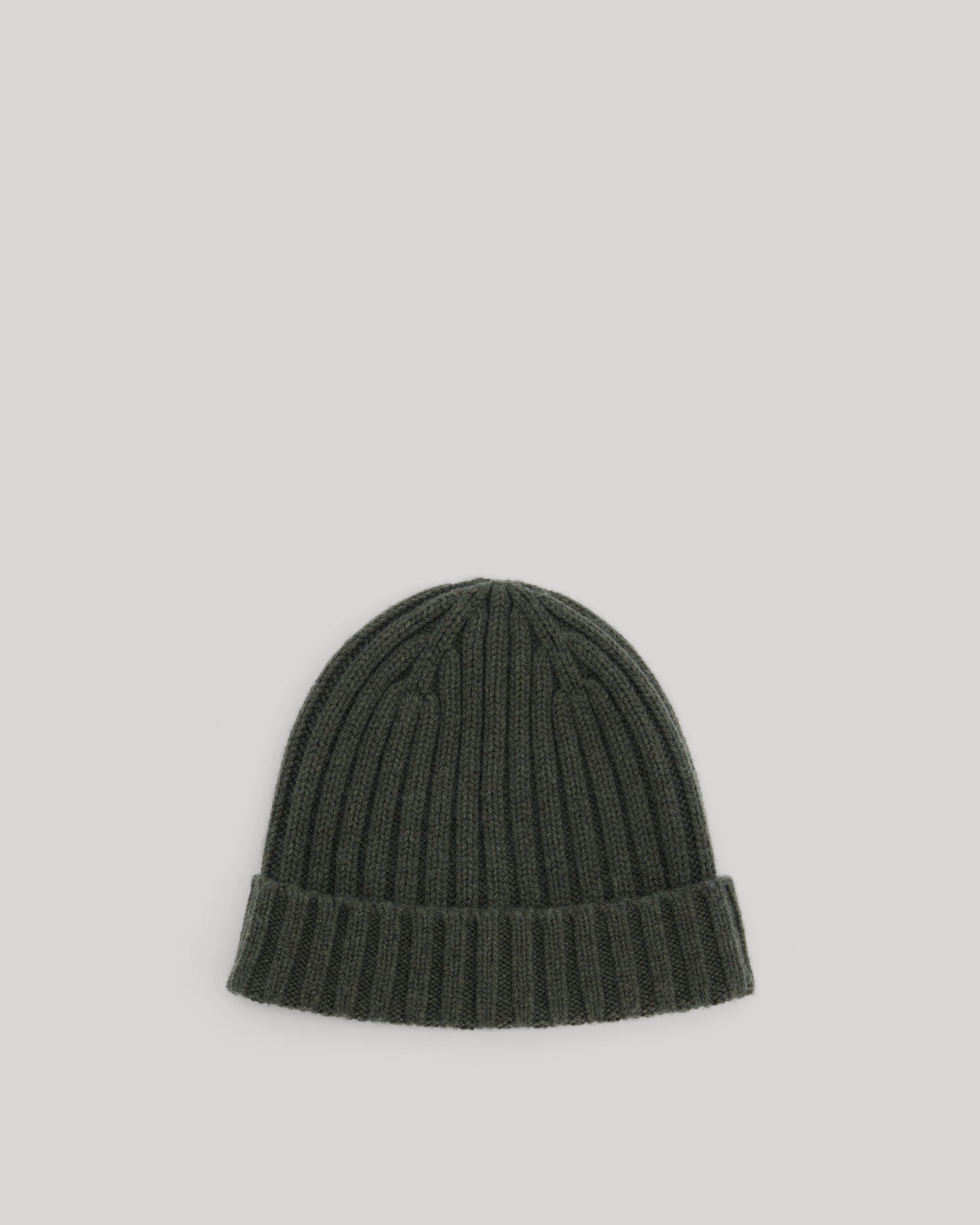 Bonnet Homme en laine & cachemire Vert Forêt