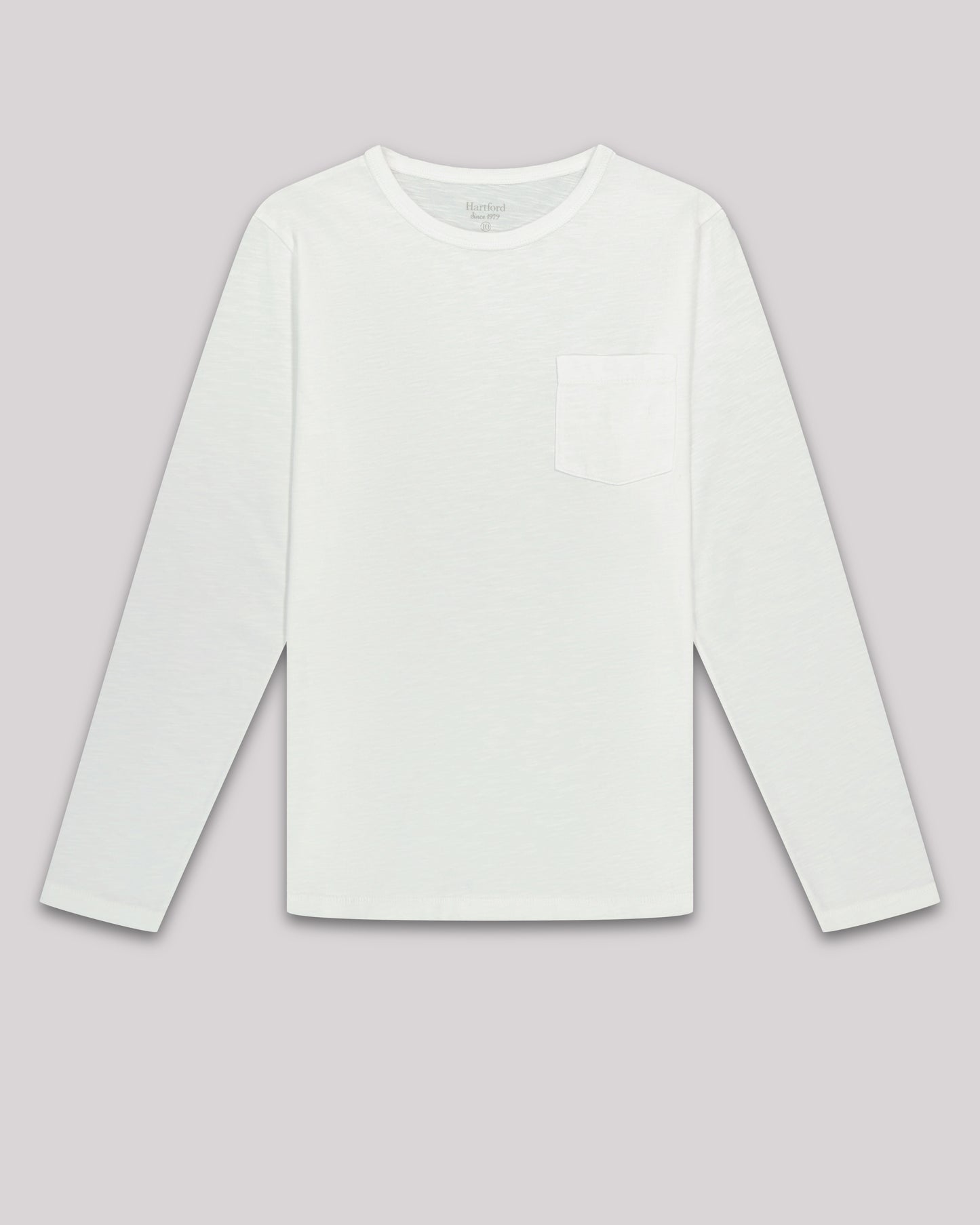 Pocket Boy's White slub jersey T-shirt