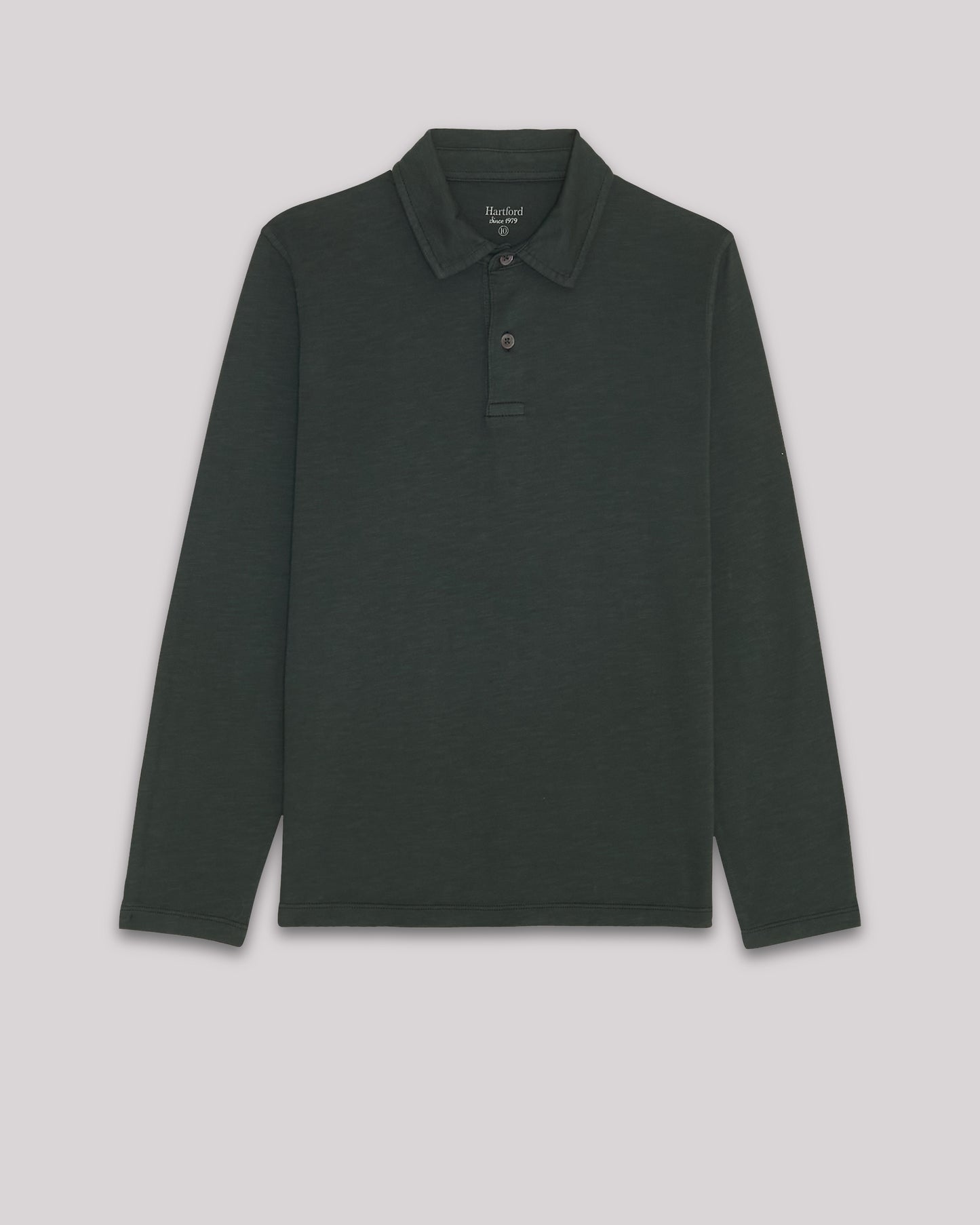 Boy's Forest Green slub jersey Polo