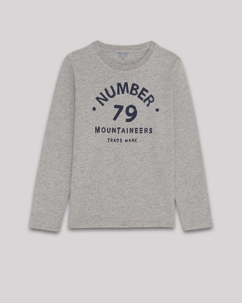 79 Moutaineers Boy's Heather Gray cotton slub 