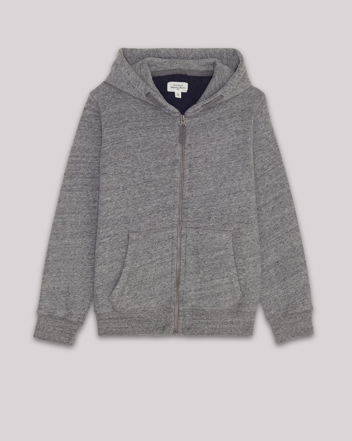 Boy's Heather Gray & Navy cotton & wool Sweatshirt