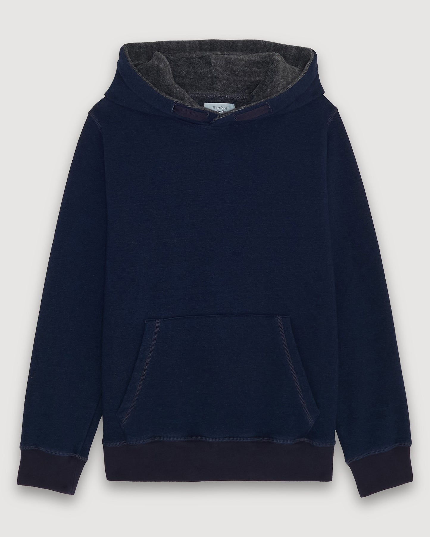 Sweatshirt à capuche Garcon en molleton & polaire Indigo BCTAR306-01